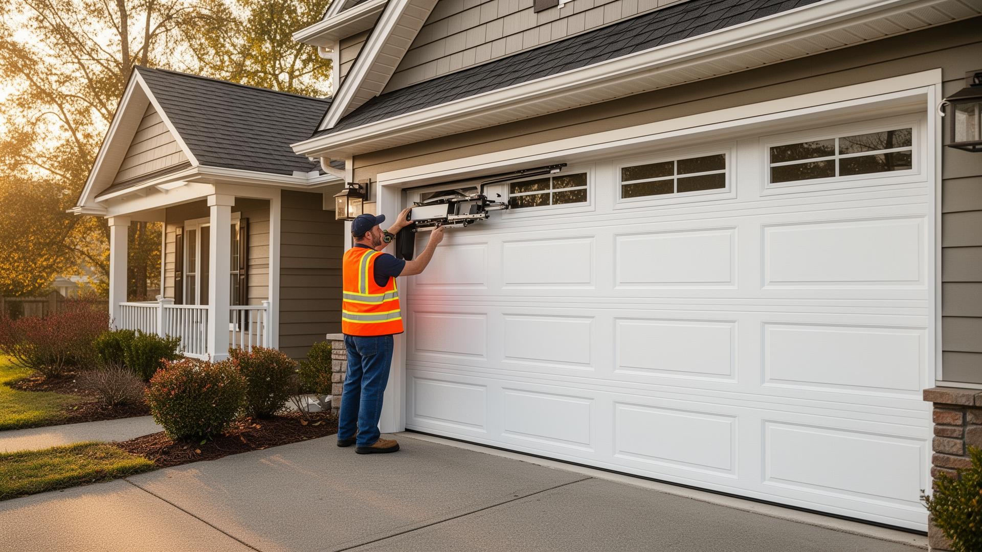Professional garage door installation